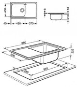 Мойка Smeg LGM861D фото 2 в Екатеринбурге