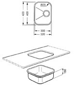Мойка Smeg UM30 фото 3 в Екатеринбурге