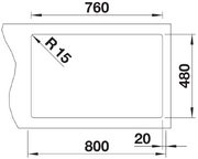 Мойка BLANCO LEGRA 8 SIlgranit кофе, чаша слева фото 4 в Екатеринбурге Мойка BLANCO LEGRA 8 SIlgranit кофе, чаша слева фото 4 в Екатеринбурге