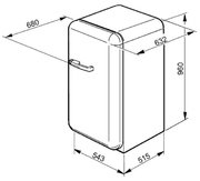 Холодильник Smeg FAB10RO фото 4 в Екатеринбурге