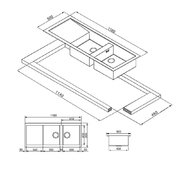 Мойка Smeg LQR116-2 фото 3 в Екатеринбурге