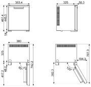 Минибар Smeg MTE30 фото 4 в Екатеринбурге