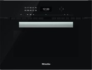 Компактный духовой шкаф с СВЧ Miele H6401BM OBSW черный обсидиан