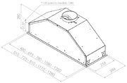 Встраиваемая вытяжка Pando GTI/810 NEGRO V.1050 ECO SEC PLUS фото 4 в Екатеринбурге