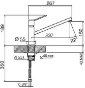Смеситель Smeg MFQ7-IS фото 3 в Екатеринбурге
