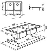 Мойка Smeg LM862 фото 2 в Екатеринбурге