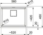 Мойка Franke KNG 110-52 черный фото 2 в Екатеринбурге