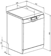 Посудомоечная машина Smeg LSA6439X2 фото 3 в Екатеринбурге