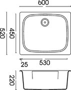 Мойка Smeg LSE60P фото 2 в Екатеринбурге