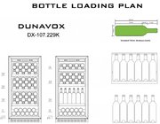 Винный шкаф Dunavox DX-107.229K фото 3 в Екатеринбурге