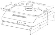 Вытяжка Faber 741 X F60 F.M. (VIS) фото 2 в Екатеринбурге