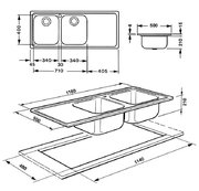 Мойка Smeg LM116D фото 2 в Екатеринбурге