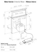 Встраиваемая в столешницу вытяжка Pando E-320/120 IX-CR.TOUCH V.2000 фото 4 в Екатеринбурге