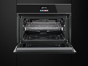 Духовой шкаф комбинированный с микроволновой печью Smeg SF4604PMCNX фото 3 в Екатеринбурге