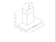 Настенная вытяжка Pando P-825/60 INOX V.850 SEC фото 2 в Екатеринбурге
