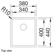 Мойка BLANCO CLARON 340-IF нержавеющая сталь Durinox фото 3 в Екатеринбурге Мойка BLANCO CLARON 340-IF нержавеющая сталь Durinox фото 3 в Екатеринбурге