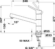 Смеситель Teka INN 913 CHROME фото 4 в Екатеринбурге