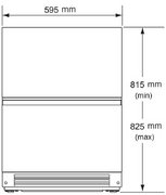 Встраиваемый под столешницу конвертируемый холодильник Signature Kitchen Suite SKSUD2402E фото 3 в Екатеринбурге