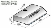 Вытяжка Korting KHT 5230 W фото 2 в Екатеринбурге