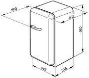 Холодильник Smeg FAB10HLIT фото 3 в Екатеринбурге