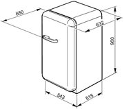 Холодильник Smeg FAB10HRB фото 2 в Екатеринбурге