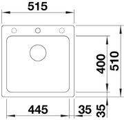 Мойка BLANCO NAYA 5 Silgranit кофе фото 2 в Екатеринбурге Мойка BLANCO NAYA 5 Silgranit кофе фото 2 в Екатеринбурге