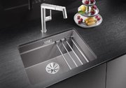Мойка Blanco Etagon 500-U SILGRANIT вулканический серый клапан-автомат InFino 527258 фото 2 в Екатеринбурге