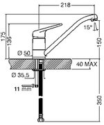 Смеситель Smeg MF11A2 фото 3 в Екатеринбурге