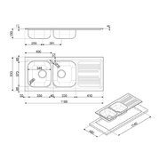 Мойка Smeg LMN116D фото 2 в Екатеринбурге