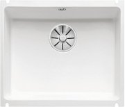 Мойка Бланко SUBLINE 500-U керамика отводная арматура InFino® глянцевый белый фото в Екатеринбурге Мойка Blanco SUBLINE 500-U керамика отводная арматура InFino® глянцевый белый фото в Екатеринбурге