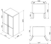 Холодильник Smeg FQ60CPO5 фото 4 в Екатеринбурге