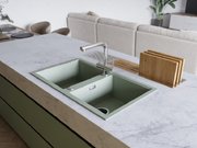 Мойка Omoikiri Kitagawa 83-2-U WG фото 3 в Екатеринбурге