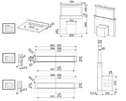Встраиваемая вытяжка Smeg KDD90CNE фото 4 в Екатеринбурге