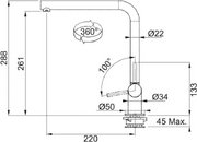 Смеситель Franke Neptune Window хром фото 4 в Екатеринбурге