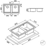 Мойка Smeg LMN862 фото 2 в Екатеринбурге