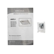 Встраиваемая вытяжка KRONA Ameli 600 white S фото 4 в Екатеринбурге