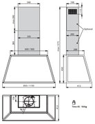 Вытяжка Falmec TIME 115 pewter фото 3 в Екатеринбурге