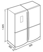 Холодильник Teka NFE 900 X фото 3 в Екатеринбурге
