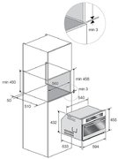 Духовой шкаф Fulgor Milano FCO 4512 TM BK фото 4 в Екатеринбурге