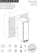 Винный шкаф Dunavox DX-143.468B фото 3 в Екатеринбурге