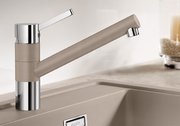 Смеситель Blanco Tivo chrome/Silgranit песочный фото 2 в Екатеринбурге