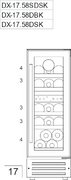 Винный шкаф Dunavox DAUF-17.58DBH фото 4 в Екатеринбурге