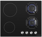 Комбинированная варочная панель MAUNFELD EEHG.642VC.2CB/KG Комбинированная варочная панель MAUNFELD EEHG.642VC.2CB/KG