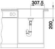 Мойка BLANCO NAYA 6 Silgranit черный фото 4 в Екатеринбурге Мойка BLANCO NAYA 6 Silgranit черный фото 4 в Екатеринбурге