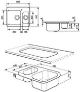 Мойка Smeg SRO3416 фото 3 в Екатеринбурге