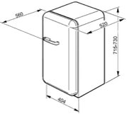 Мини-бар Smeg FAB5LR1 фото 4 в Екатеринбурге