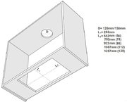 Встраиваемая вытяжка Pando EVO/580.11 INOX V.850 SEC фото 4 в Екатеринбурге