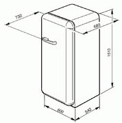 Холодильник Smeg FAB10HRIT фото 3 в Екатеринбурге