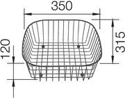 Корзина для посуды Blanco Flex Top 514238 фото 4 в Екатеринбурге