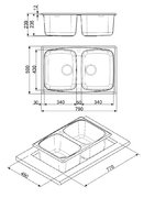 Мойка Smeg LZ792A2 фото 2 в Екатеринбурге